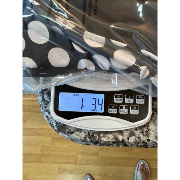 Catherine's Womens Dress Maxi 3X 26/28 Polka Dots Beach Empire Waist Sleeveless - Picture 14 of 14